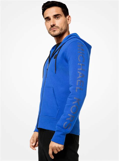 michael kors men's full zip logo hoodie|Michael Kors hoodie men's.